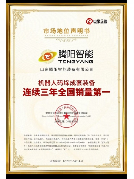 市场地位声明书